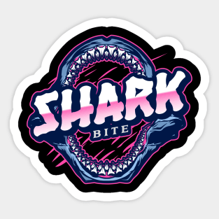 Shark Bite Sticker